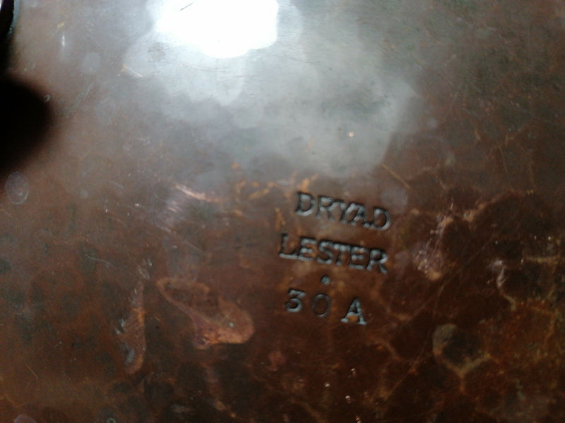 Dryad Lester Arts and Crafts Hammered Copper bowl