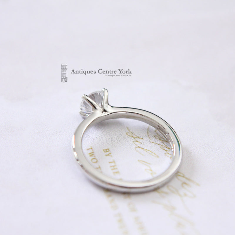 Platinum Certified Brilliant Cut Diamond 0.63ct D Colour Solitaire