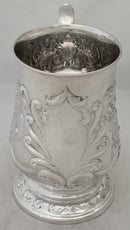 Victorian Silver Plated Tankard, circa 1880.