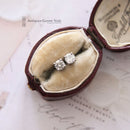 Platinum Diamond Single Stone Earrings 0.62ct