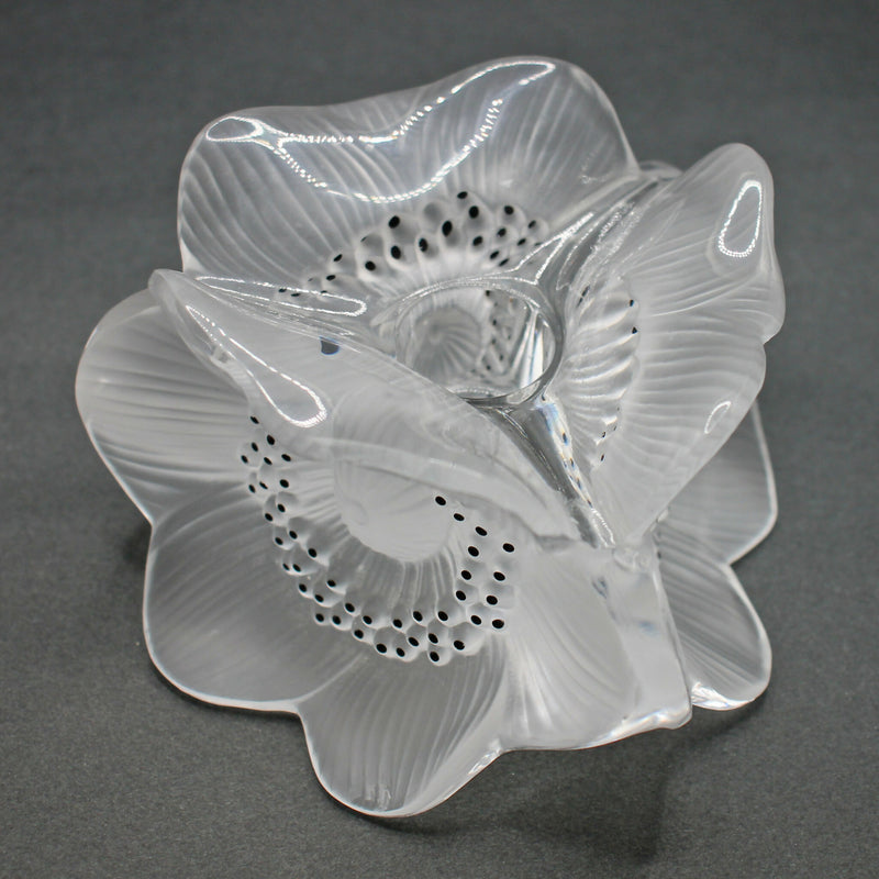 Marie-Claude-Lalique-Anemone-candle-holder-24j012b