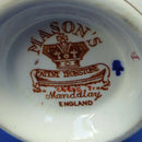 Masons Ironstone Blue Mandalay Preserve Pot