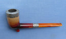 Antique Silver Mounted Meershaum Smoking Pipe/Amber Mouthpiece/Birmingham 1893/Cased