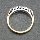 18ct gold sapphire-diamond ring