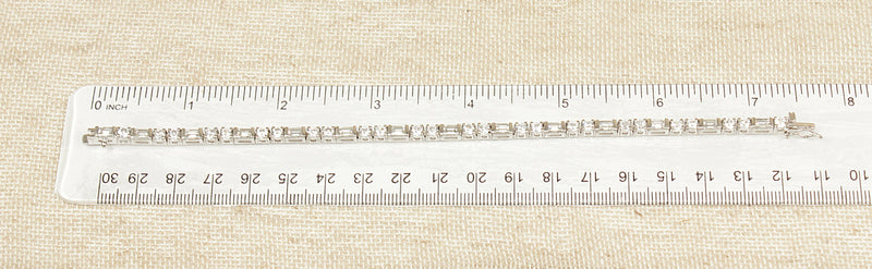 Silver & CZ Tennis Bracelet