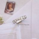 18ct White Gold Diamond Half Eternity Ring 0.65ct