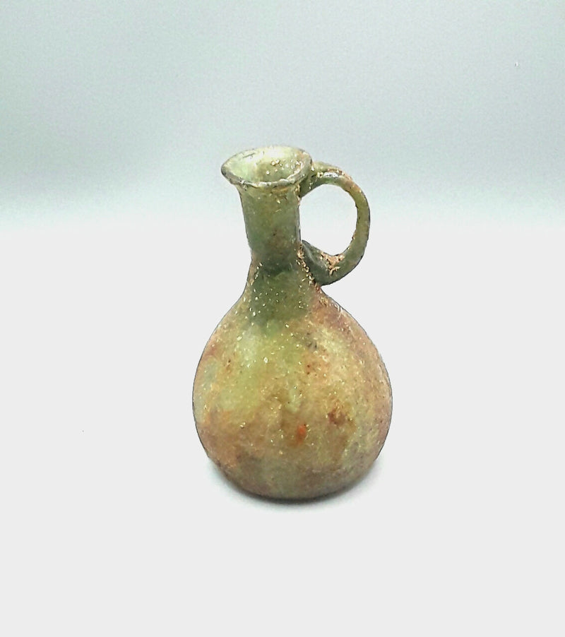 A Roman Hand Blown Glass Sprinkler Flask.