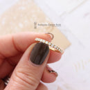 18ct Diamond Half Eternity Ring 0.53ct