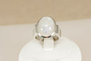 Silver & Moonstone Statement Ring