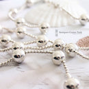 Tiffany & Co Silver Bead Ball Necklace 36"