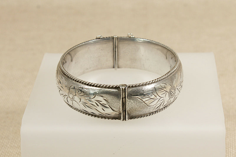 Vintage Silver Cuff Bangle