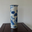 A 19th century Chinese porcelain blue and white vase