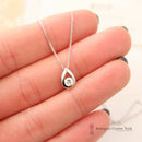 18ct White Gold Diamond Pendant