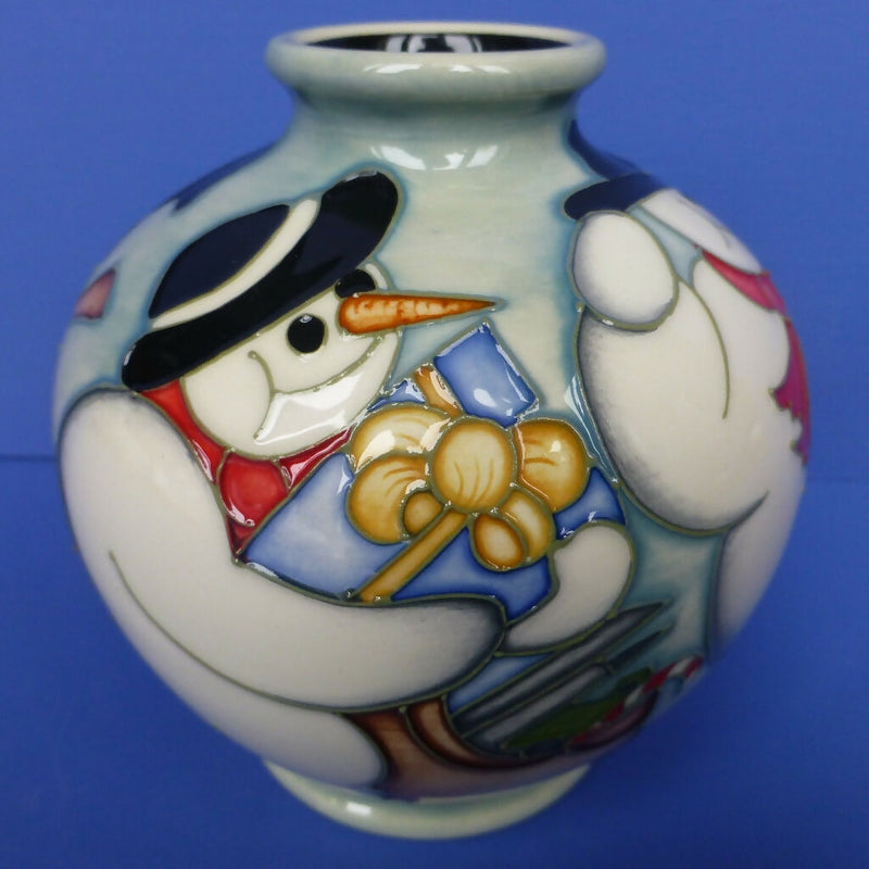 Moorcroft Snow Dance Vase 2