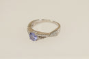 Silver & Blue Iolite Ring
