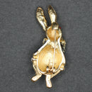 Rabbit brooch