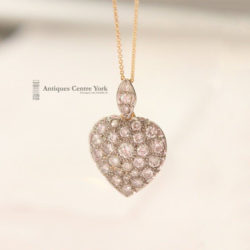 14ct Diamond Encrusted Heart 1.65cts