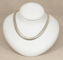 Stylish Silver Snake Design Necklace Chain – Birmingham Hallmarked