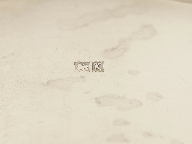 Vintage Silver Hinged Cuff Bangle 1959