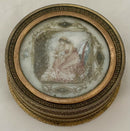 Early 19th Century Gilt Metal Memorial Miniature Picture Box.