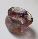 Vintage Miniature Bluejohn Bowl/Unusual Design/Blue John