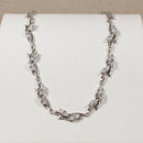 Silver and CZ Necklace