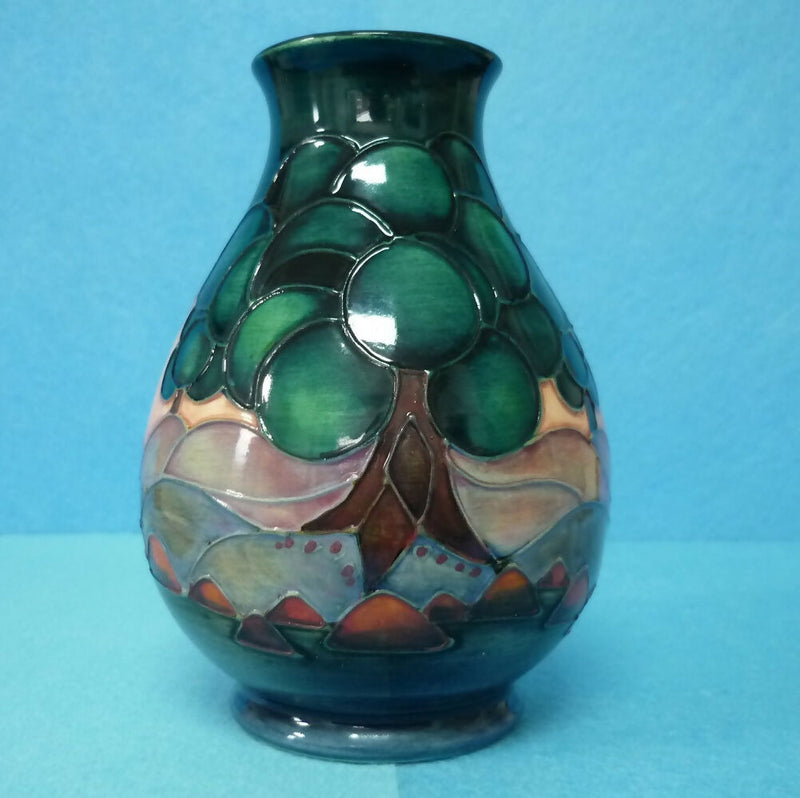 Moorcroft Vase (5.31 inch) in the Mamoura Design by Sally Tuffin