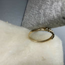 9ct gold and CZ ring