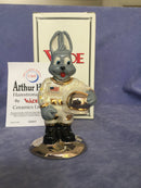 Wade Harestronaut Arthur Hare Figurine Wade Gold Base Arthur Hare figurine Wade Arthur hare figure