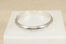 Vintage Silver Hinged Bangle