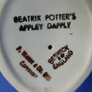 Beswick Beatrix Potter Figurine - Appley Dapply, First Version, Bottle out Gold Backstamp BP2