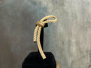 Vintage Christian Dior Gold Plated Rope Style Brooch