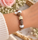 Links of London Limited Edition 925 Sterling Silver Bronze-Tone Charm Bracelet – 41g