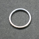 Platinum diamond half eternity ring