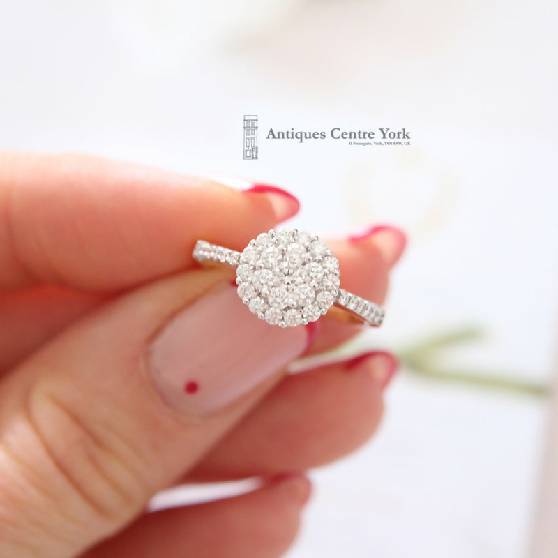 18ct Diamond Cluster 1.00ct by Cavill