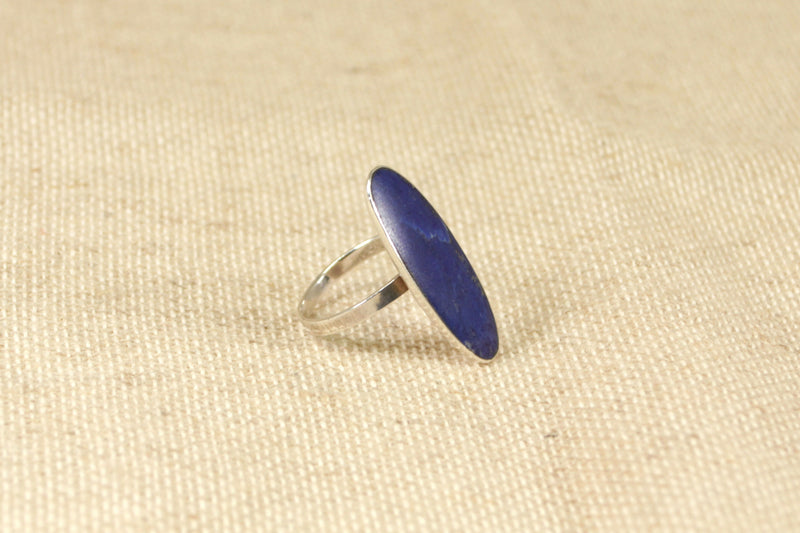 Silver & Lapis Lazuli Ring