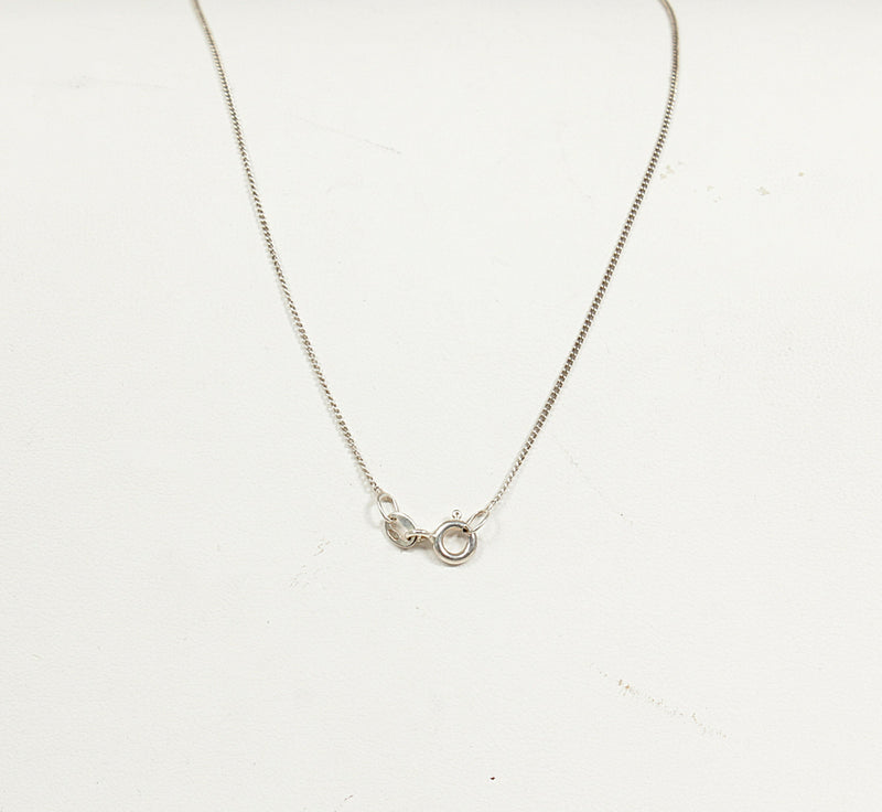 Silver Gilt Cloisonne Heart Pendant & Silver Chain