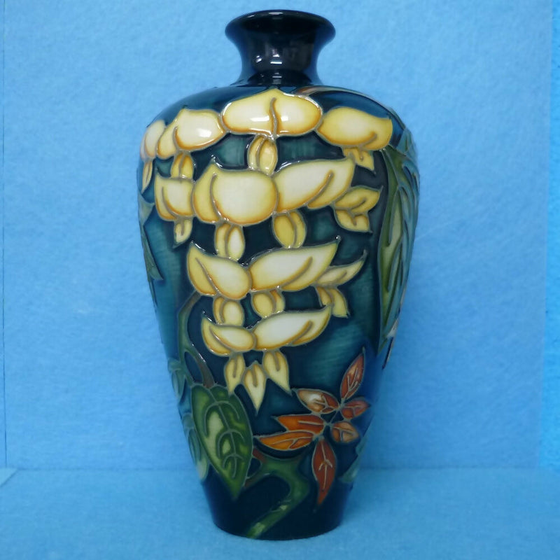 Moorcroft Vase (6.10 inch) in the Wisteria Design by Philip Gibson