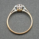 18ct gold diamond solitaire