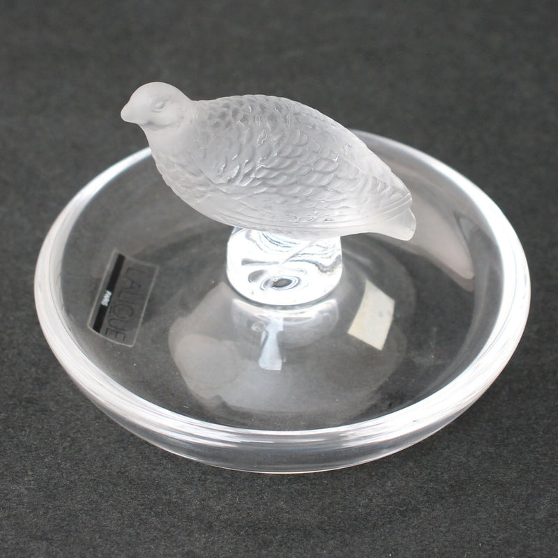 Lalique Grouse pin/ring dish