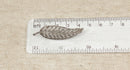 Stylish Sterling Silver & Marcasite Feather Brooch – Art Deco Design