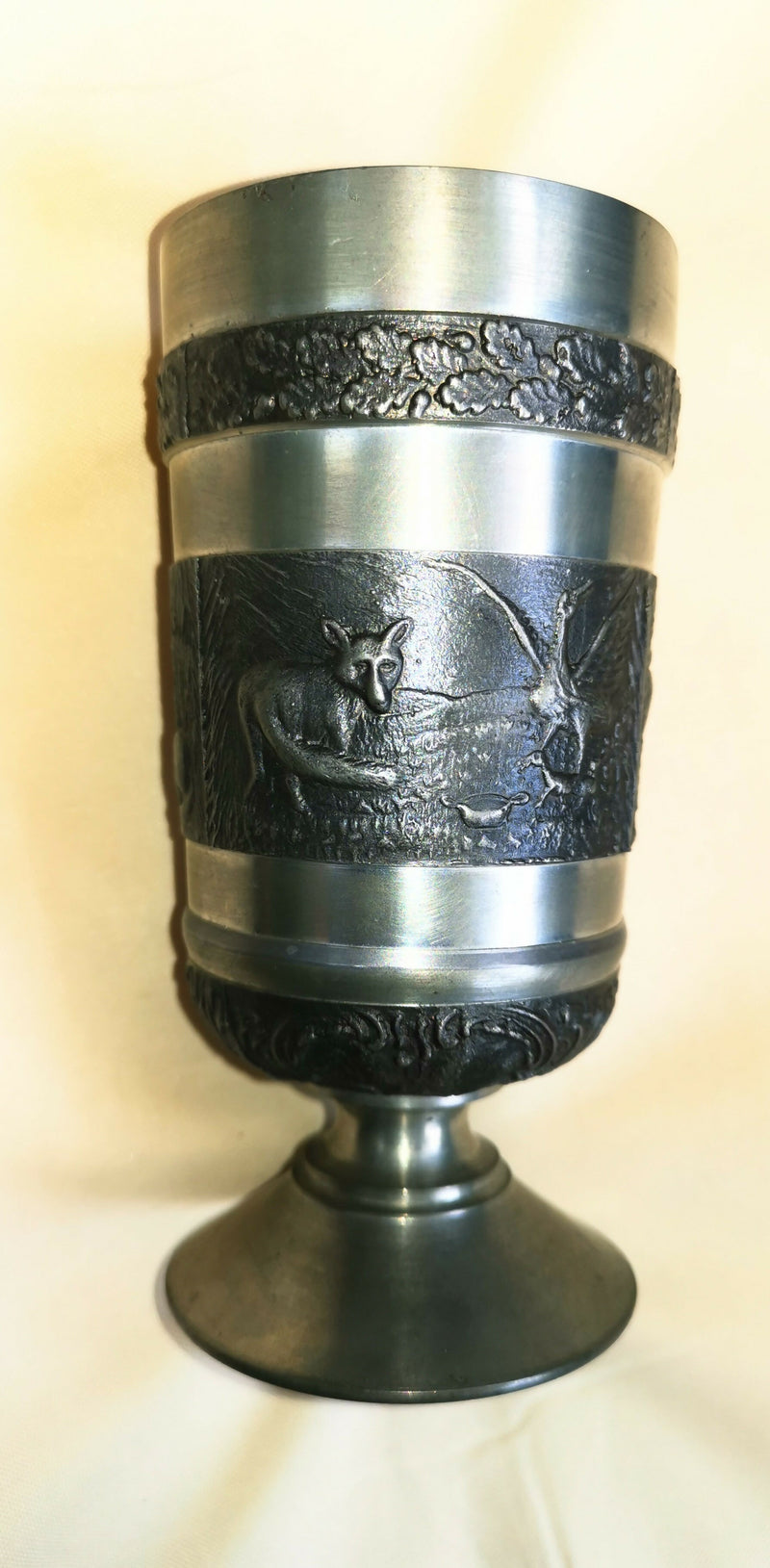 ANTIQUE MULLINGAR PEWTER GOBLET