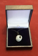 A Roman Restrung, Blue Enamelled glass ,Mellon Bead Pendant.