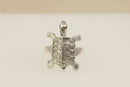 Silver Turtle Ring