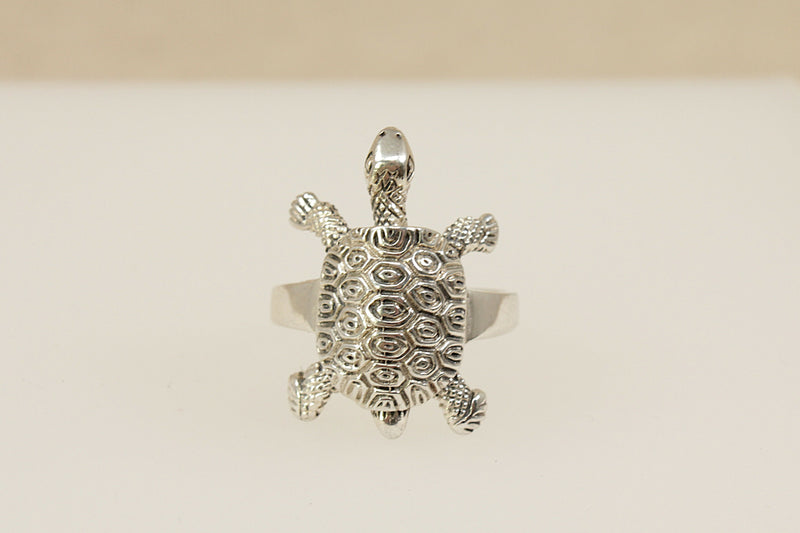 Silver Turtle Ring