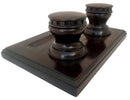 HMS Britannia, Royal Navy Training Ship Dartmouth 1869 - 1905, Teak Inkstand.