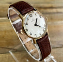Omega 9ct Gold Ladies watch | 1972 | Rare 25mm Dial | Full Arabic Numeral Dial