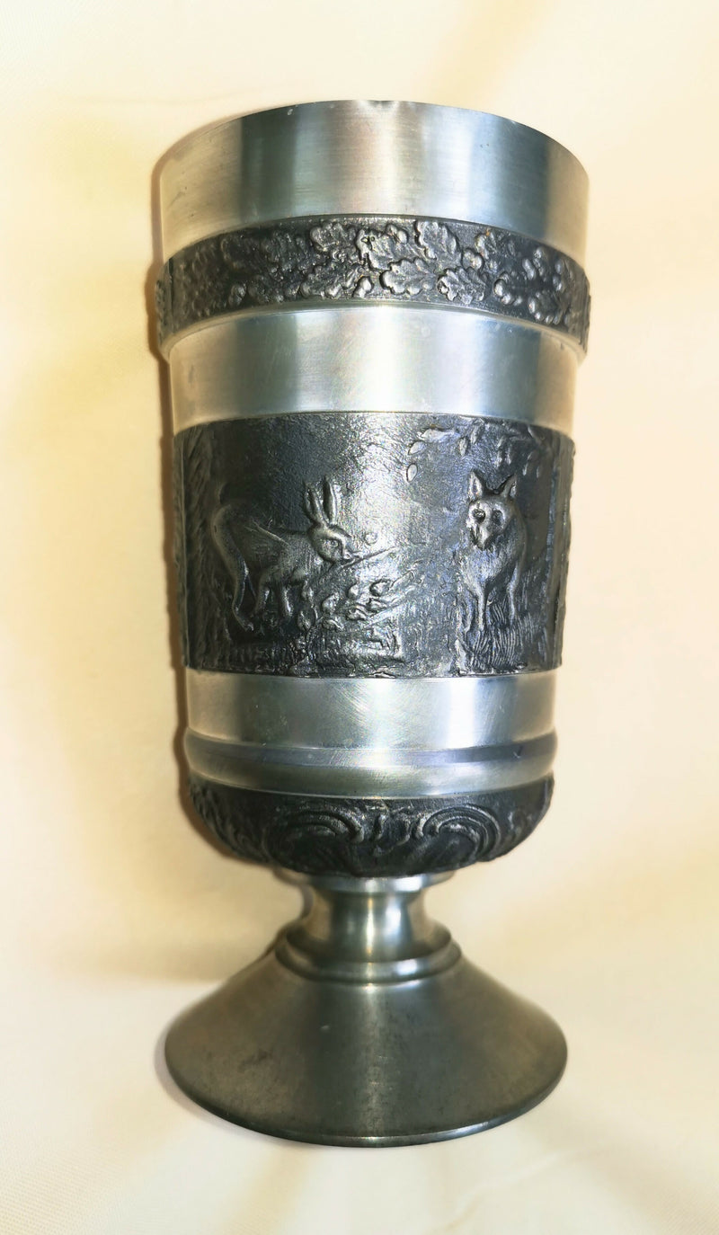 ANTIQUE MULLINGAR PEWTER GOBLET