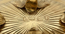 Four George III Silver Gilt Rams' Masks Salts. London 1783 William Pitts. 29.7 troy ounces.