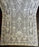 Olivia c1870 period design cotton lace panel readymade 58"/84”